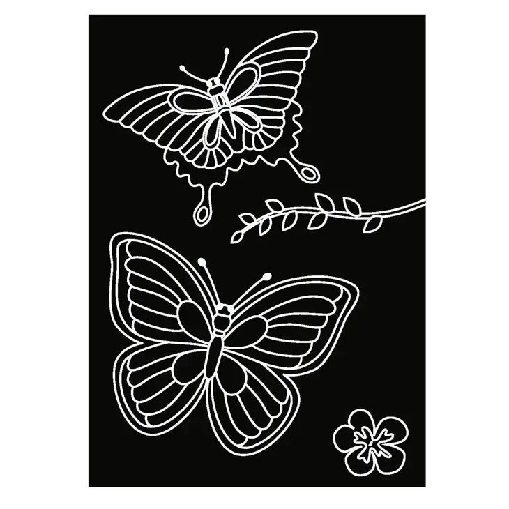 Chalkboard Minimats Princess & Butterfly Coloring Kit