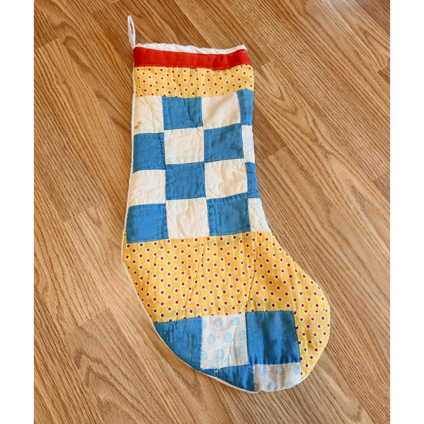 Vintage Quilt Stocking 110