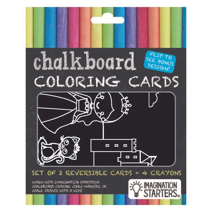 Chalkboard Minimats Princess & Butterfly Coloring Kit