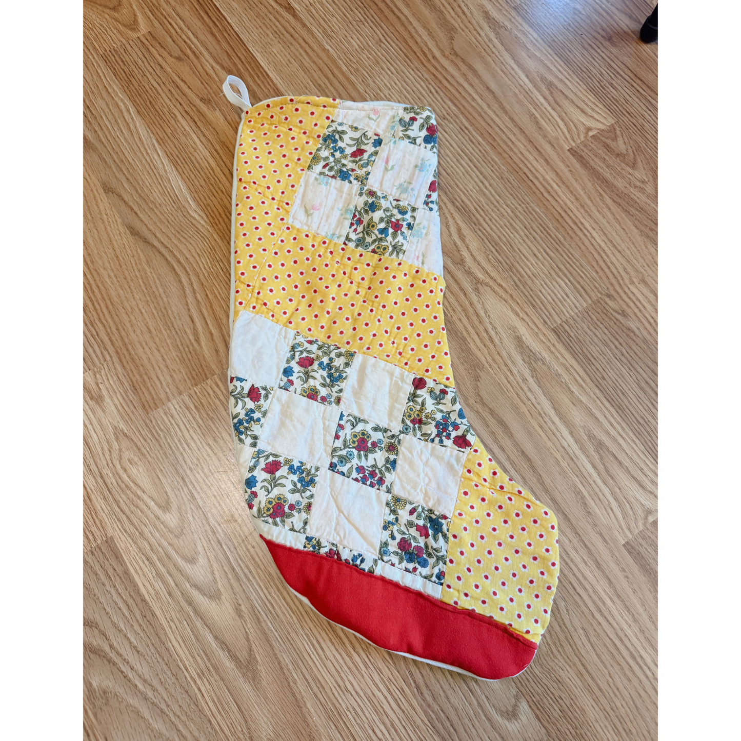 Vintage Quilt Stocking 109