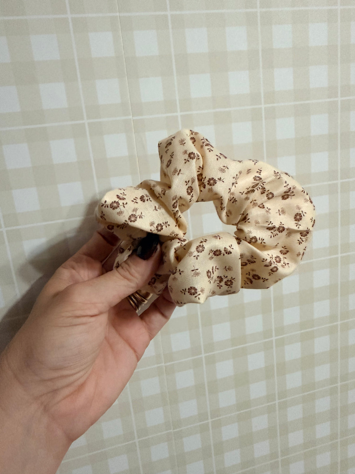 Vintage Fabric Scrunchies