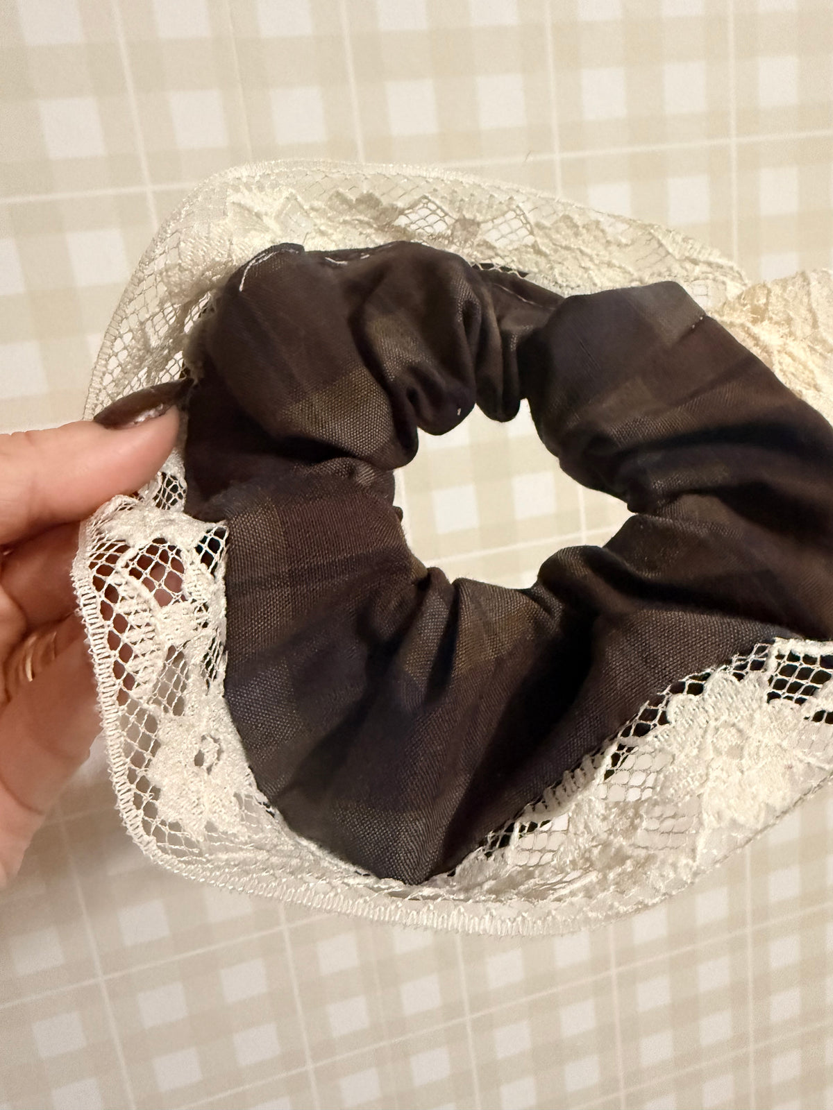 Vintage Fabric Scrunchies