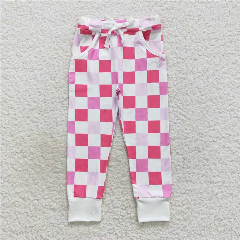 P0293 Pink and white plaid