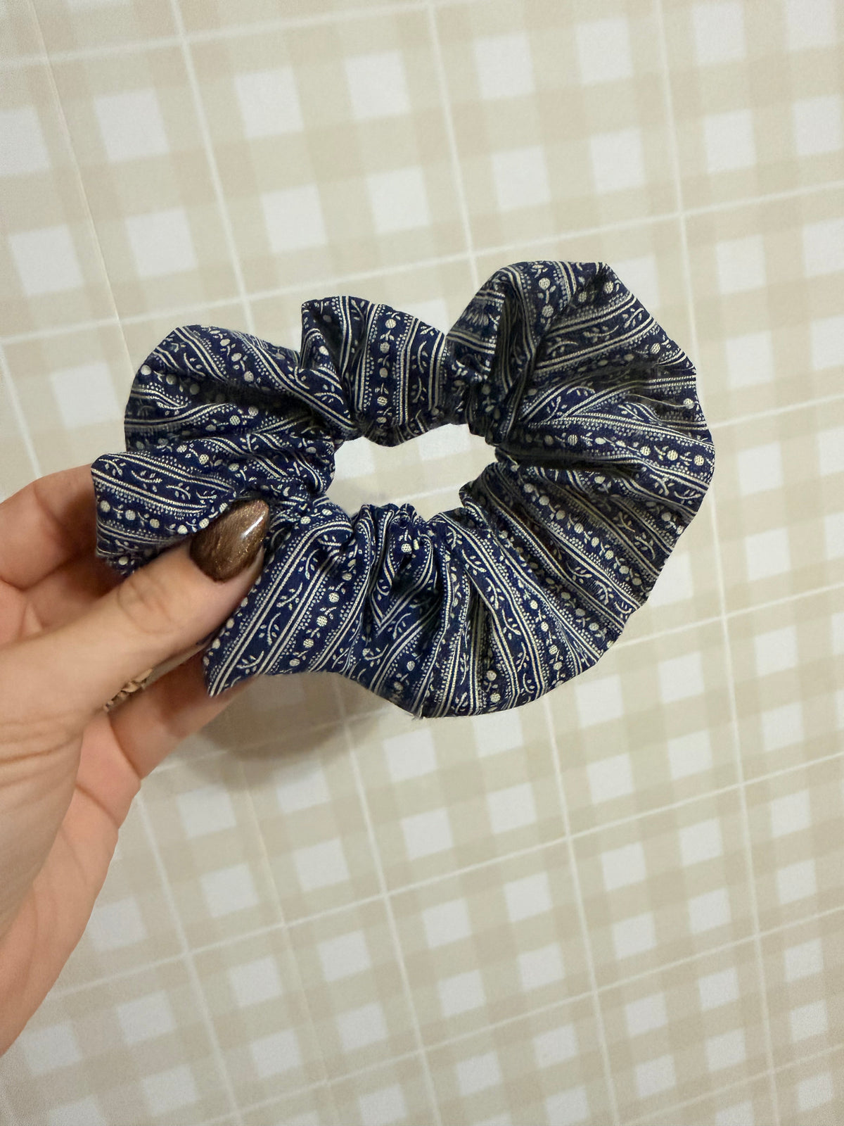 Vintage Fabric Scrunchies