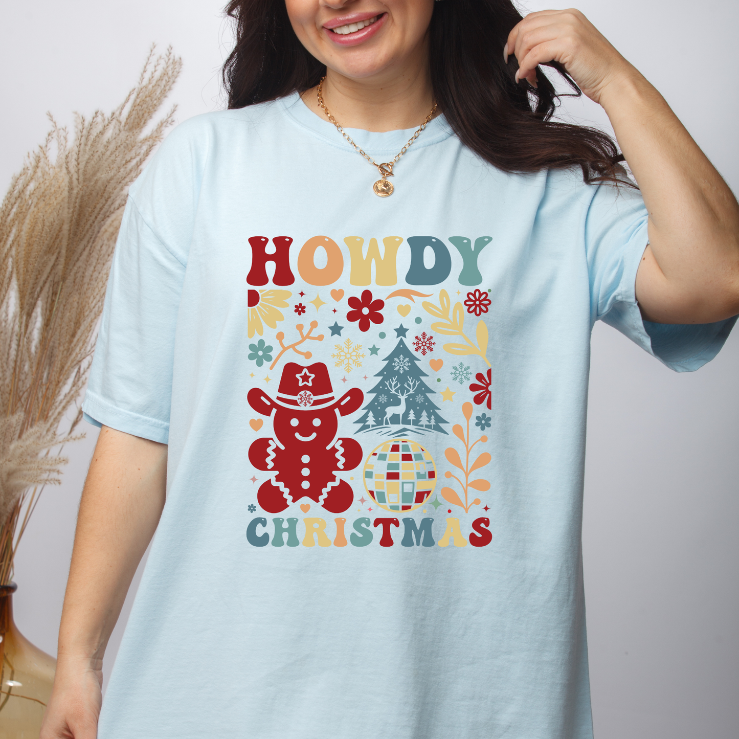 HOWDY CHRISTMAS BOHO COLLAGE