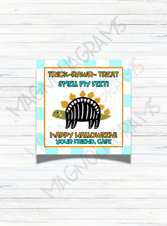 TRICK-RAWR-TREAT GOODY BAG TAG