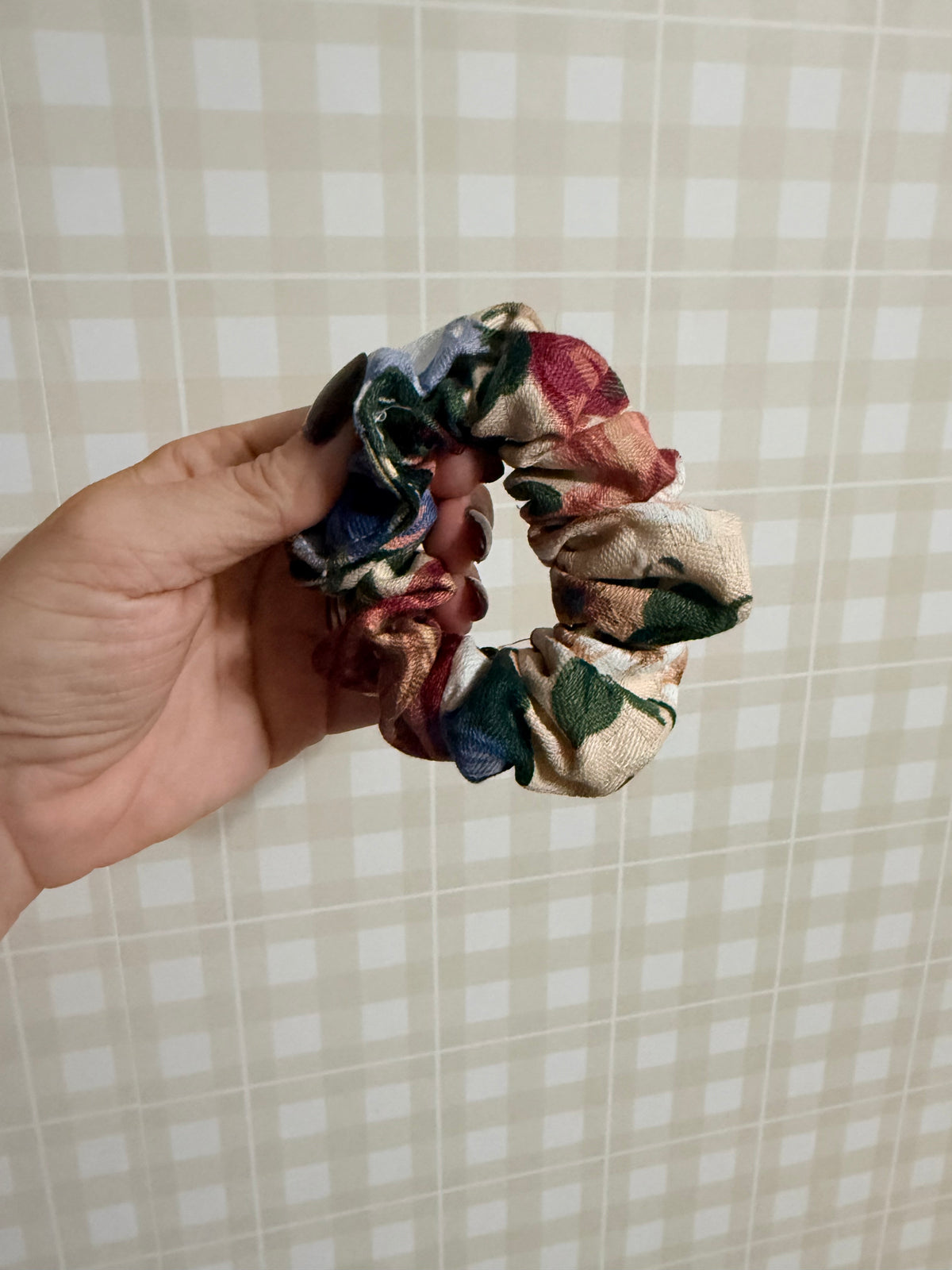 Vintage Fabric Scrunchies