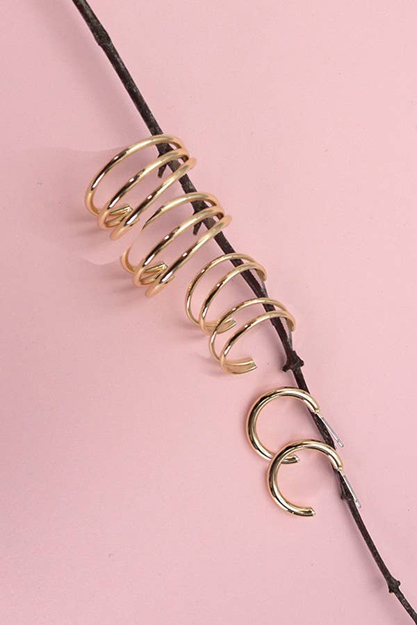 SINGLE DOUBLE TRIPLE WIRE HOOP SET | 31E24041