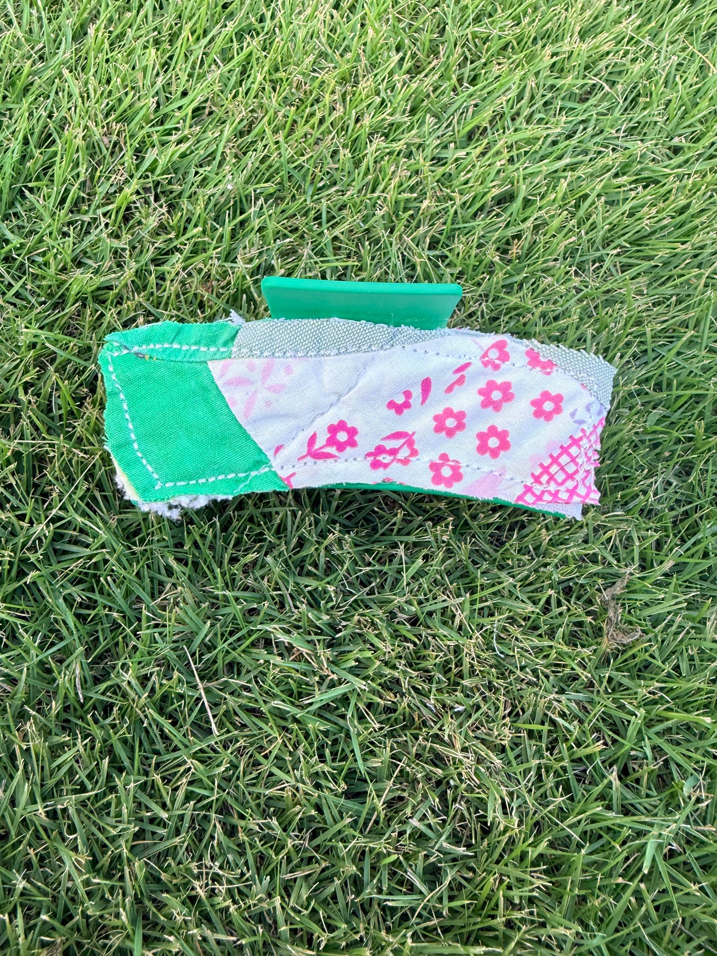 Vintage Quilt Claw Clip 4.3in 5
