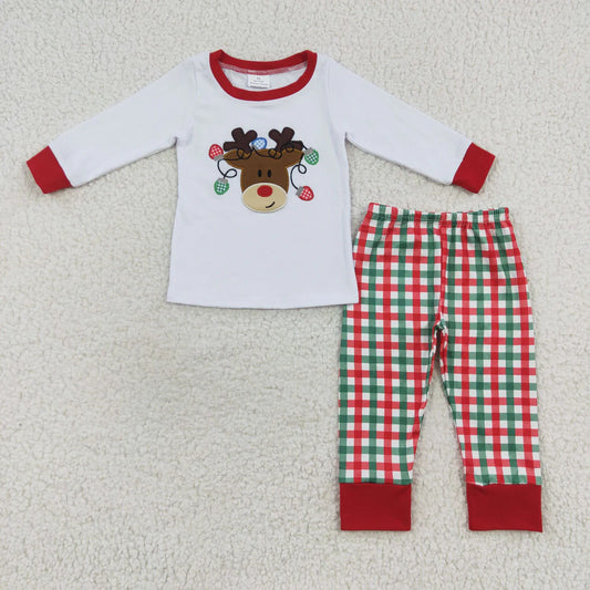 BLP0218 Embroidered REINDEERPJS