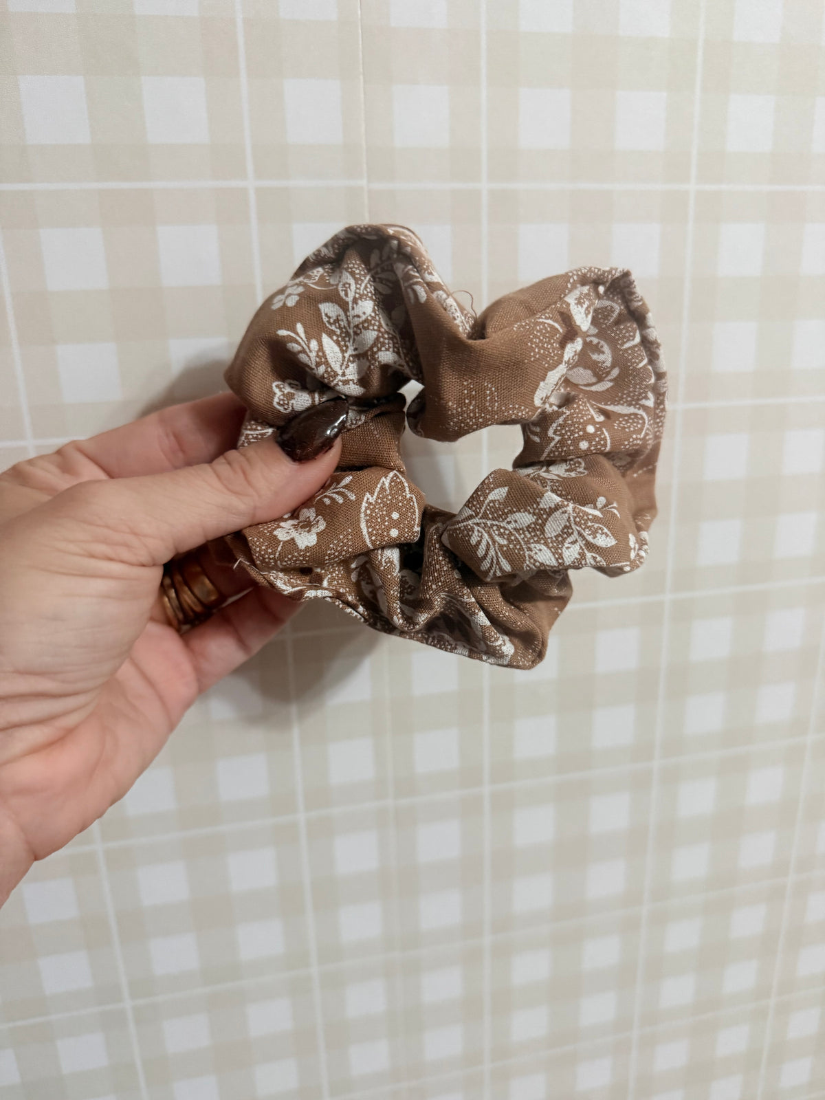 Vintage Fabric Scrunchies