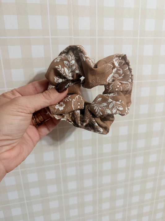 Vintage Fabric Scrunchies