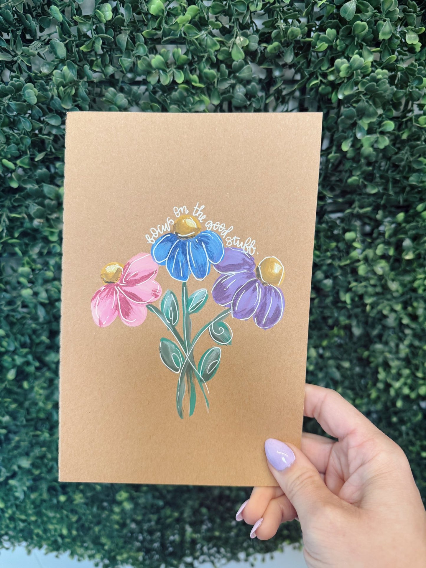 Handpainted Journal- 5193