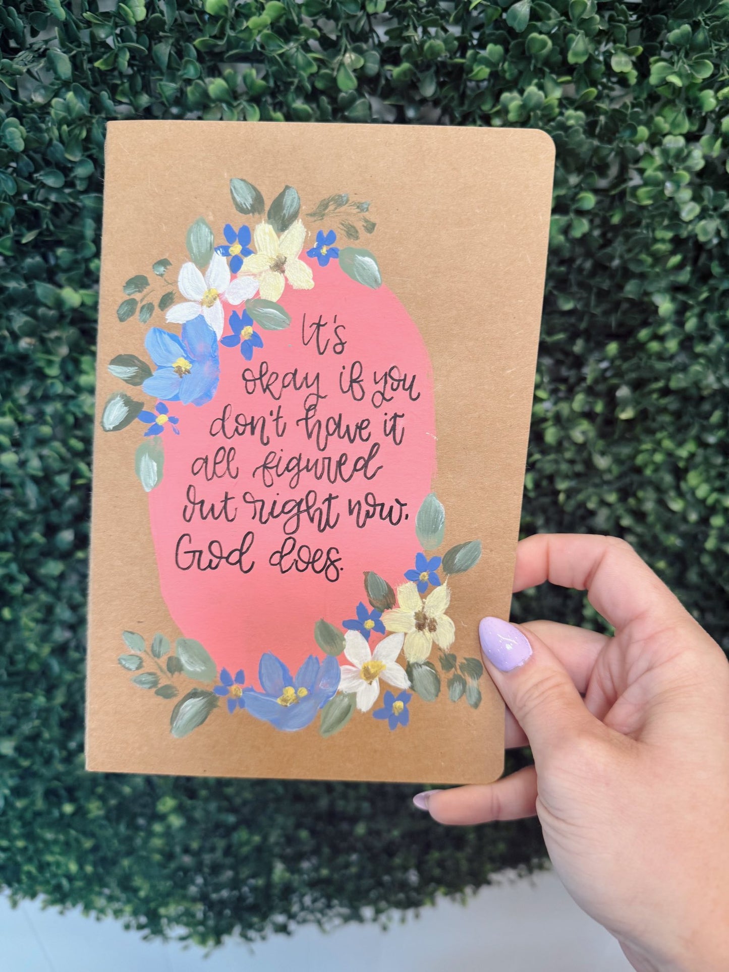 Handpainted Journal- 5122