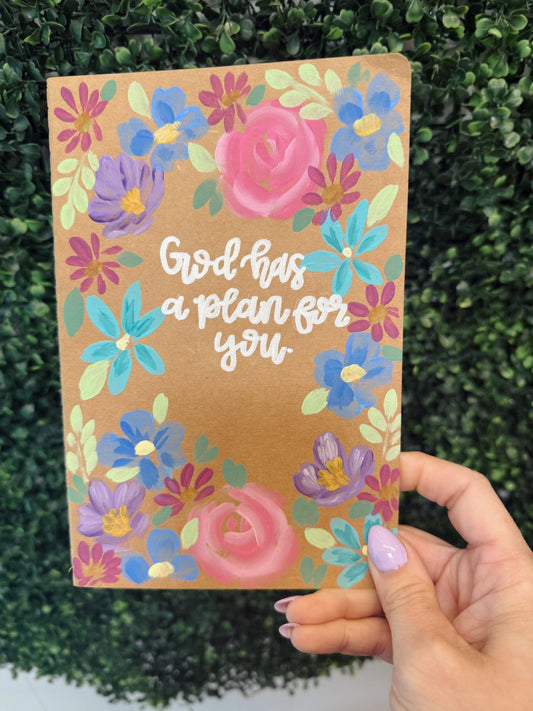 Handpainted Journal- 5194