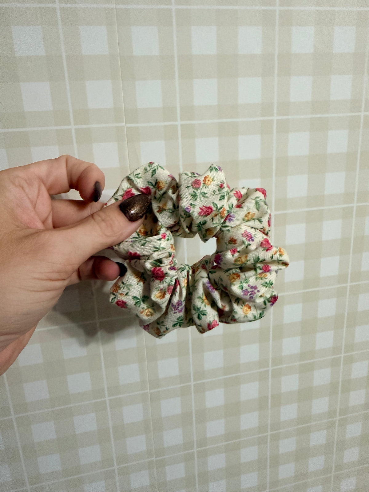 Vintage Fabric Scrunchies