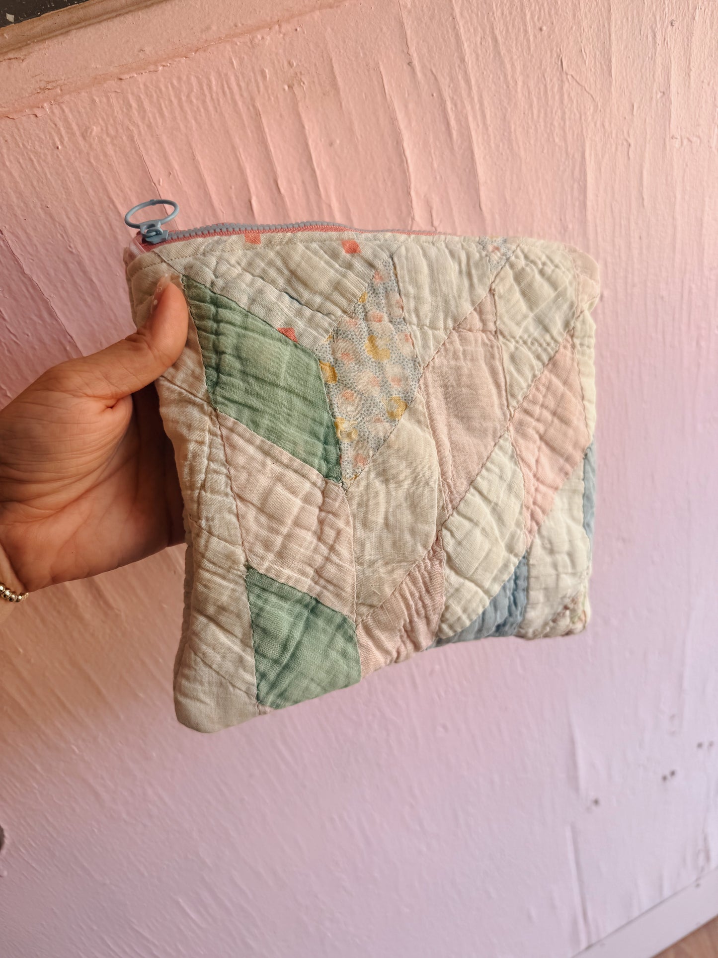 Medium Quilted Zip Bag