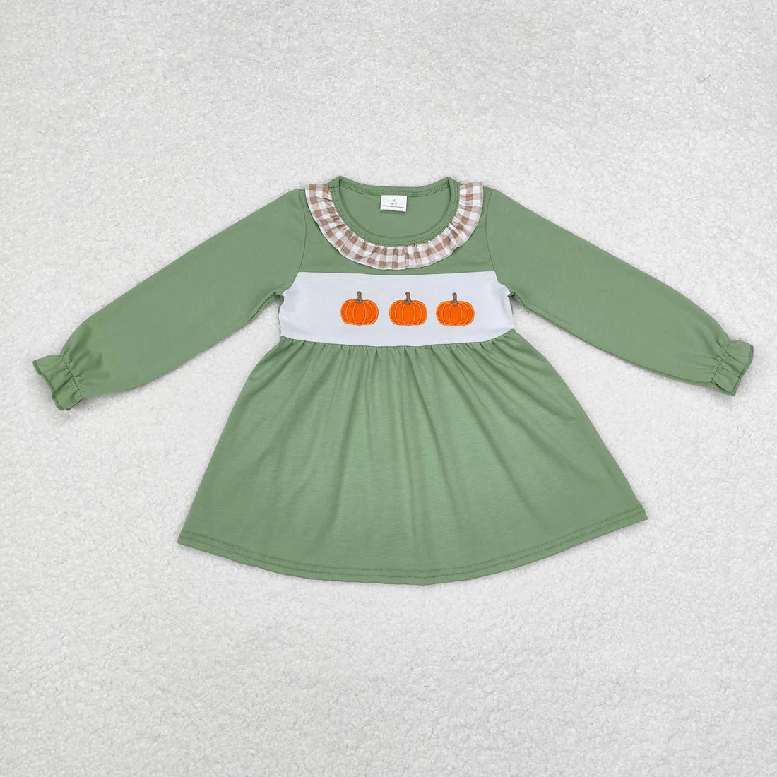 GT0711 Embroidered pumpkin khaki