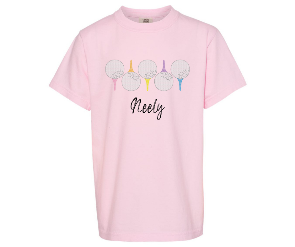 SKETCHY GOLF AND TEE- BOY AND GIRL OPTION