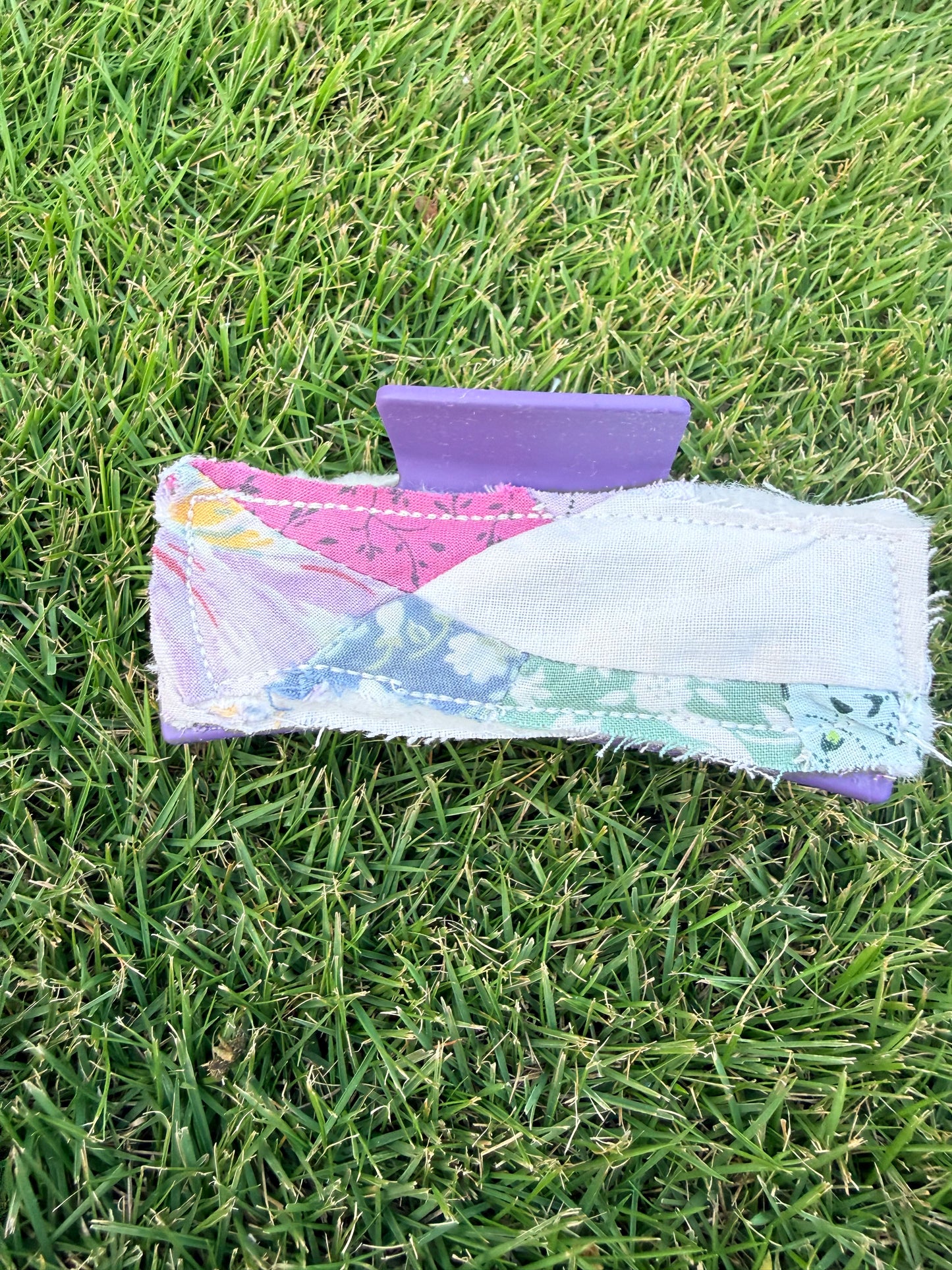 Vintage Quilt Claw Clip 4.3in 24