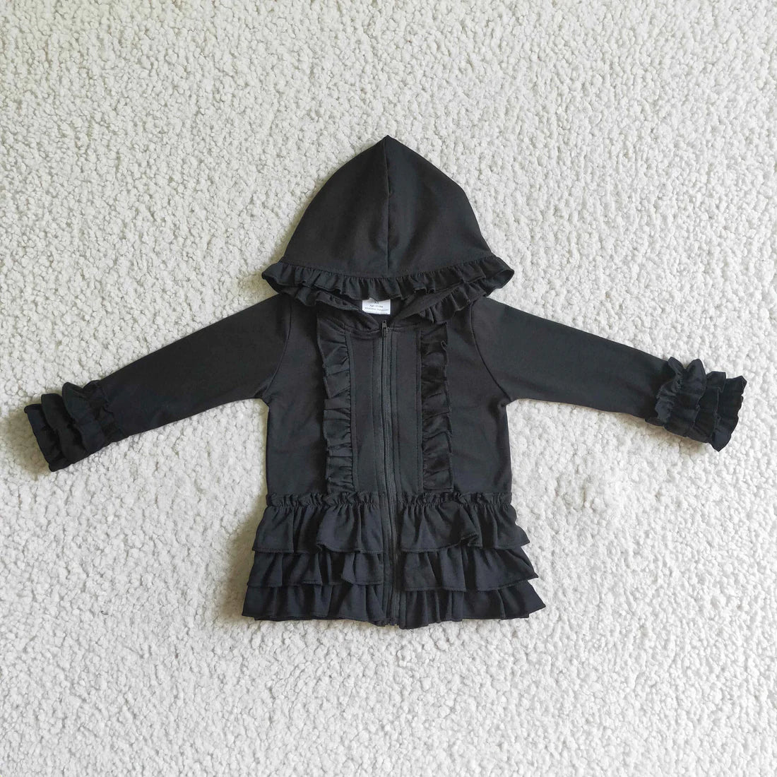 GT0016 black RUFFLE JACKET