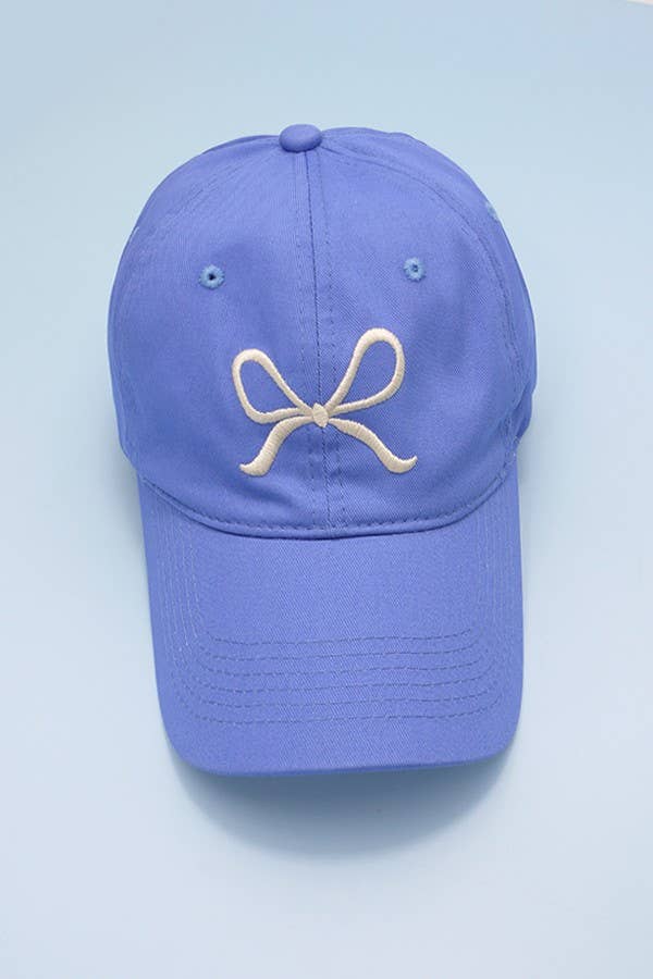 BOW RIBBON BASEBALL HAT CAP | 40HW721