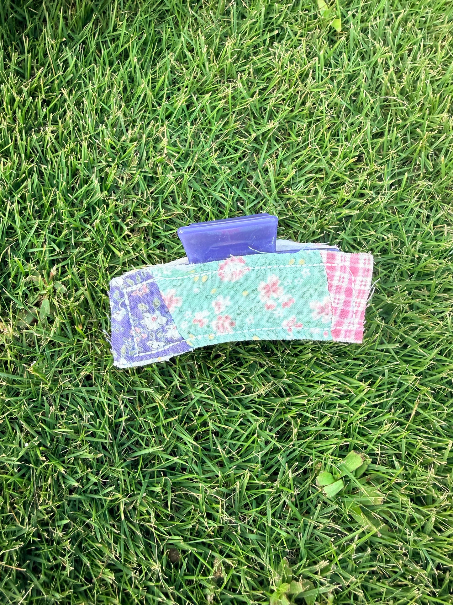 Vintage Quilt Claw Clip 3.5in 60
