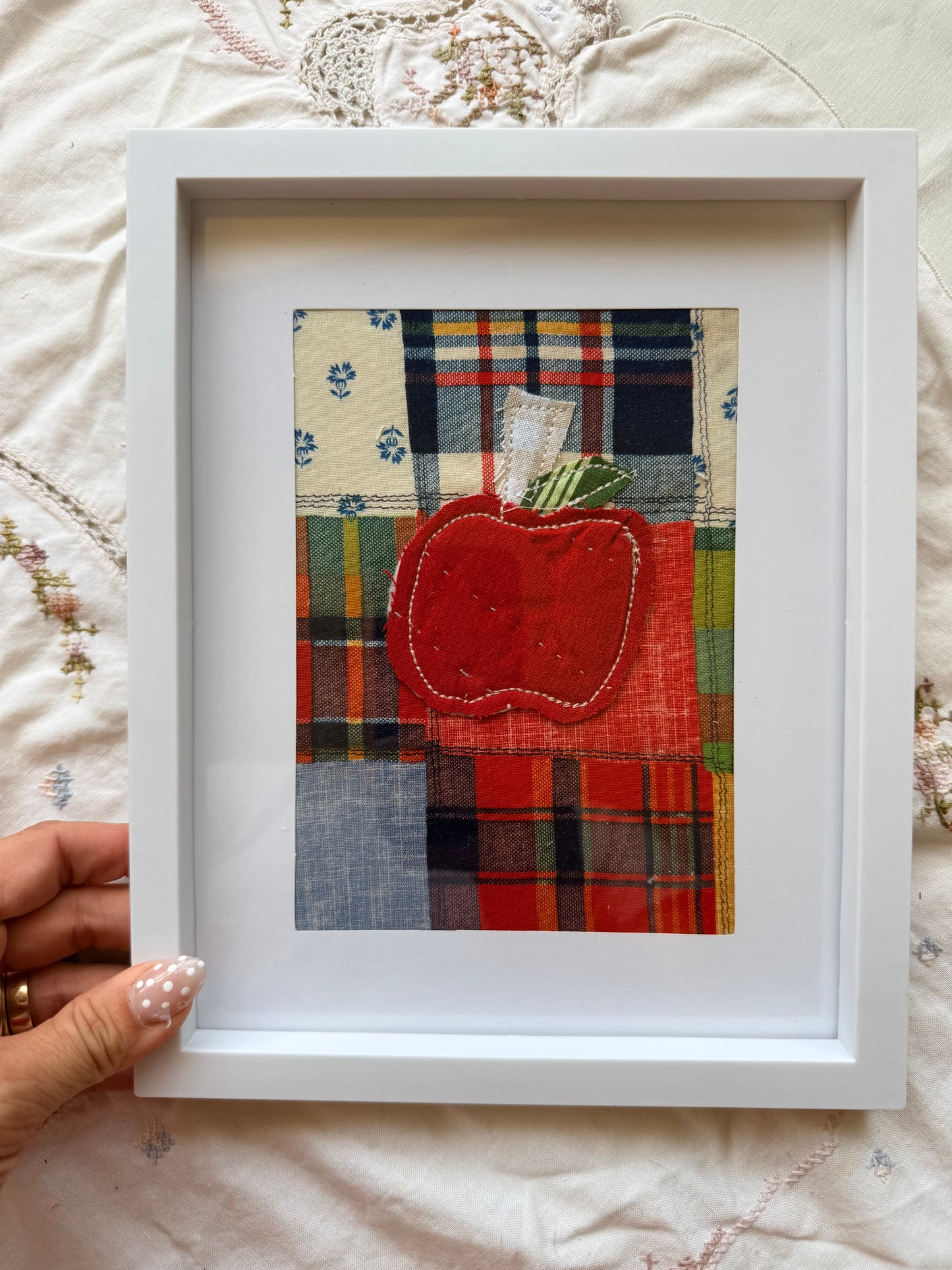 Vintage Quilt Apple 6 8x10 with 5x7 Matte