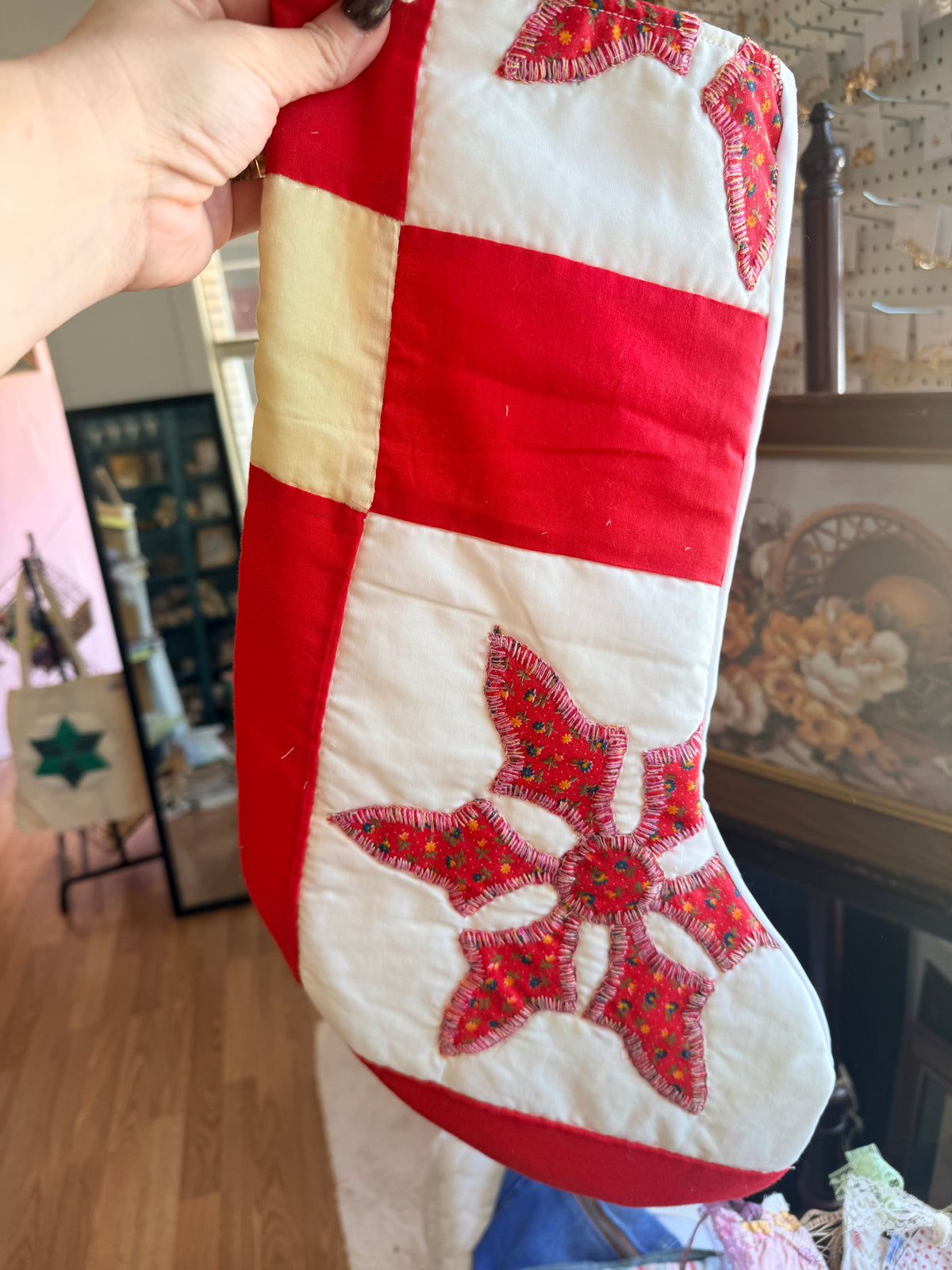 Vintage Quilt Stocking