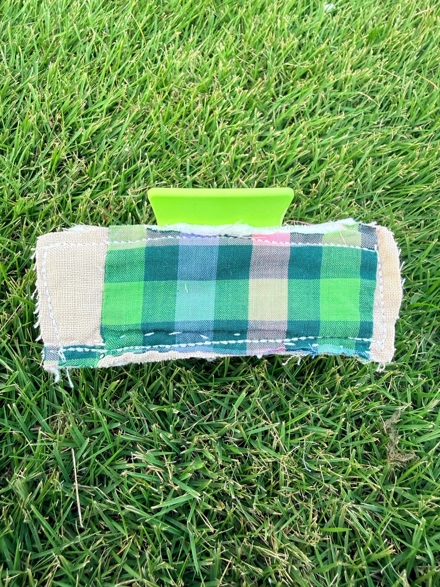 Vintage Quilt Claw Clip 4.3in 13