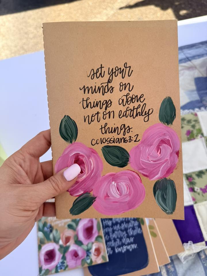 Handpainted Journal-28