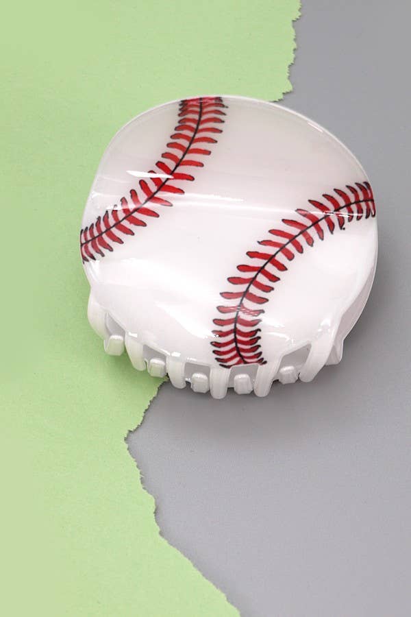 BASEBALL  GAME DAY HAIR CLAW CLIPS | 40H636--
