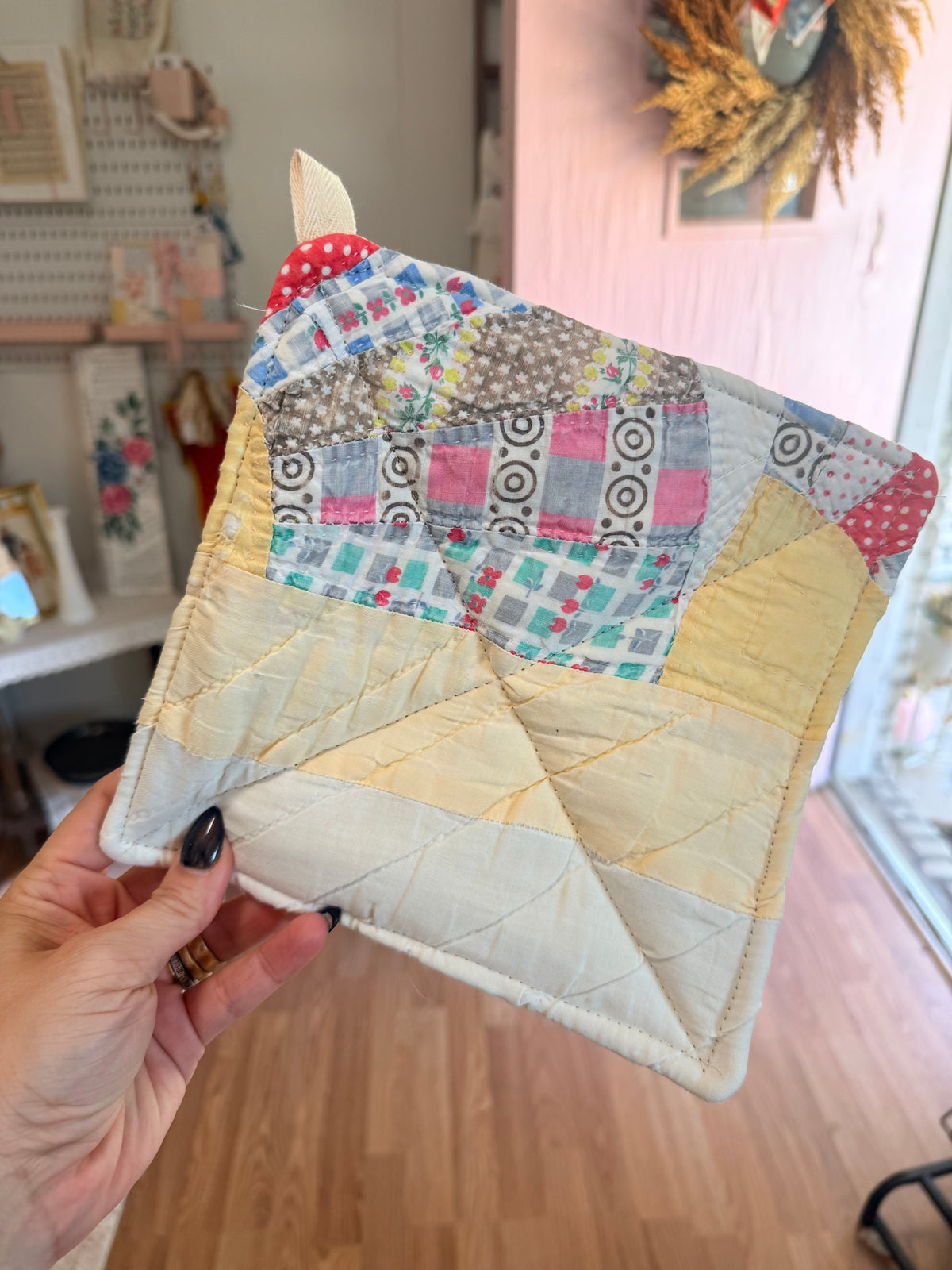 Vintage Quilt Hot Pad/Pot Holder
