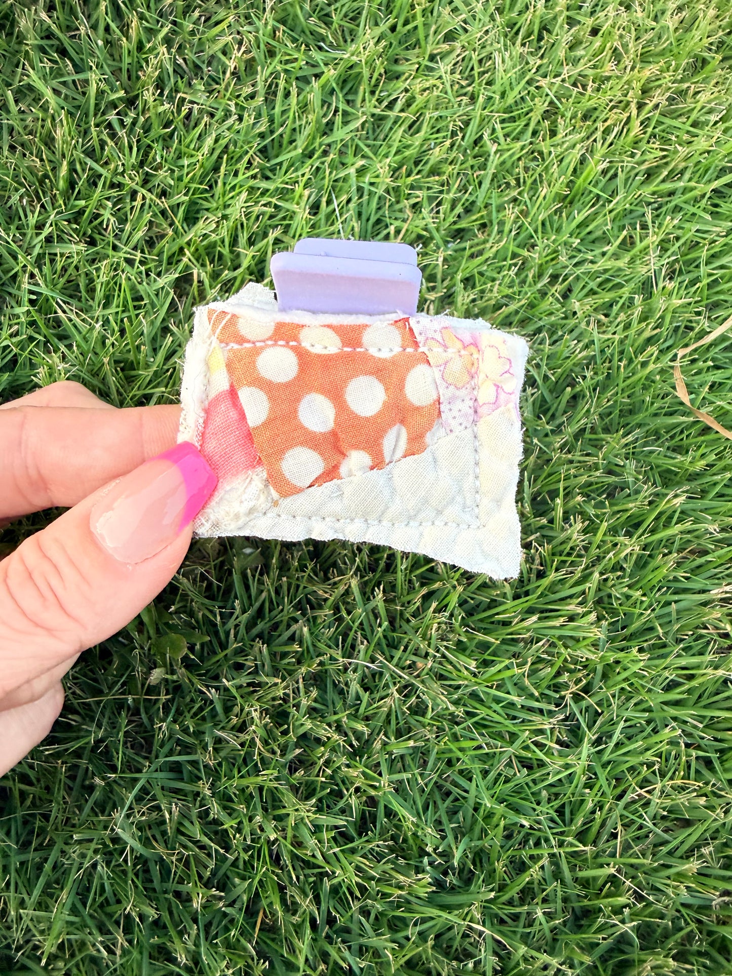 Vintage Quilt Claw Clip 2in 30