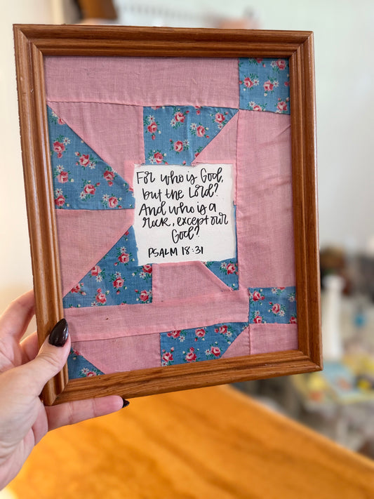 Psalm 18:31  8x10