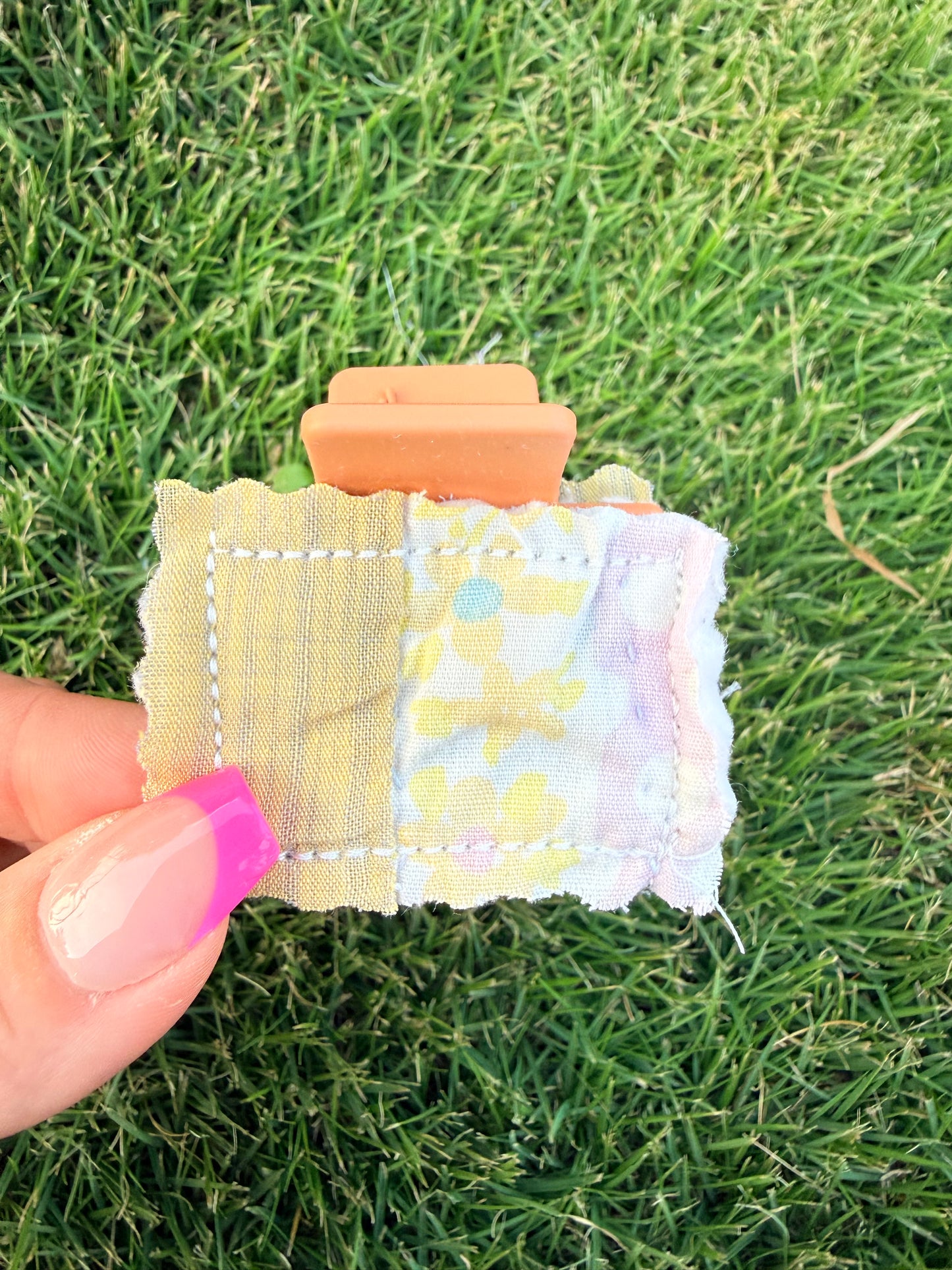 Vintage Quilt Claw Clip 2in 29