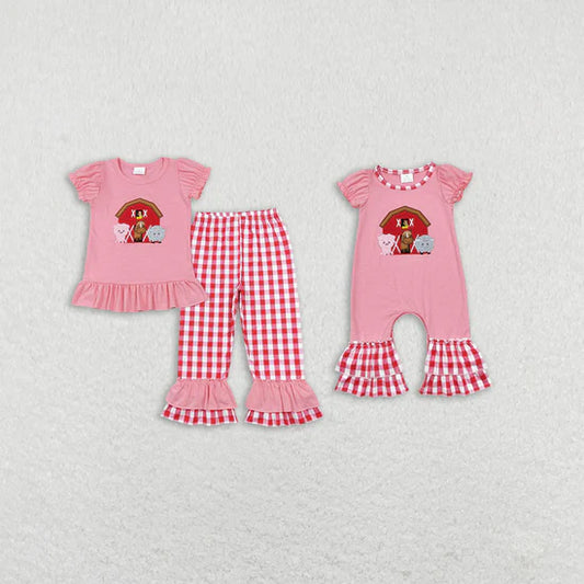 GINGHAM AND PINK FARM COLLECTION