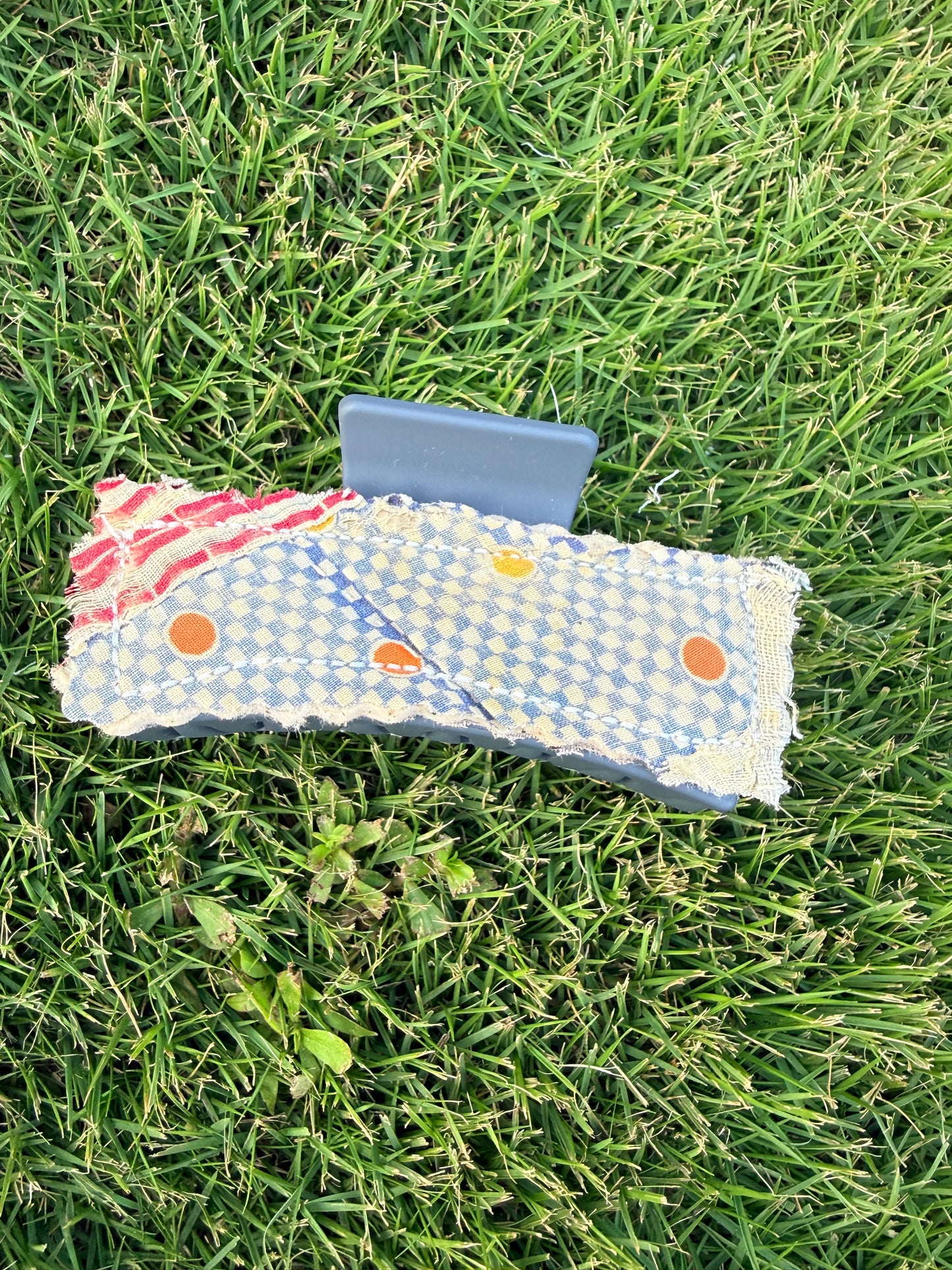 Vintage Quilt Claw Clip 3.5in 40