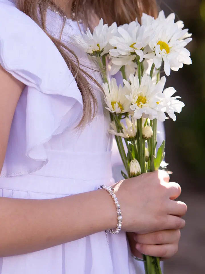Baptism To Bride™ Baby Cross Bracelet Gift For Baby Girl
