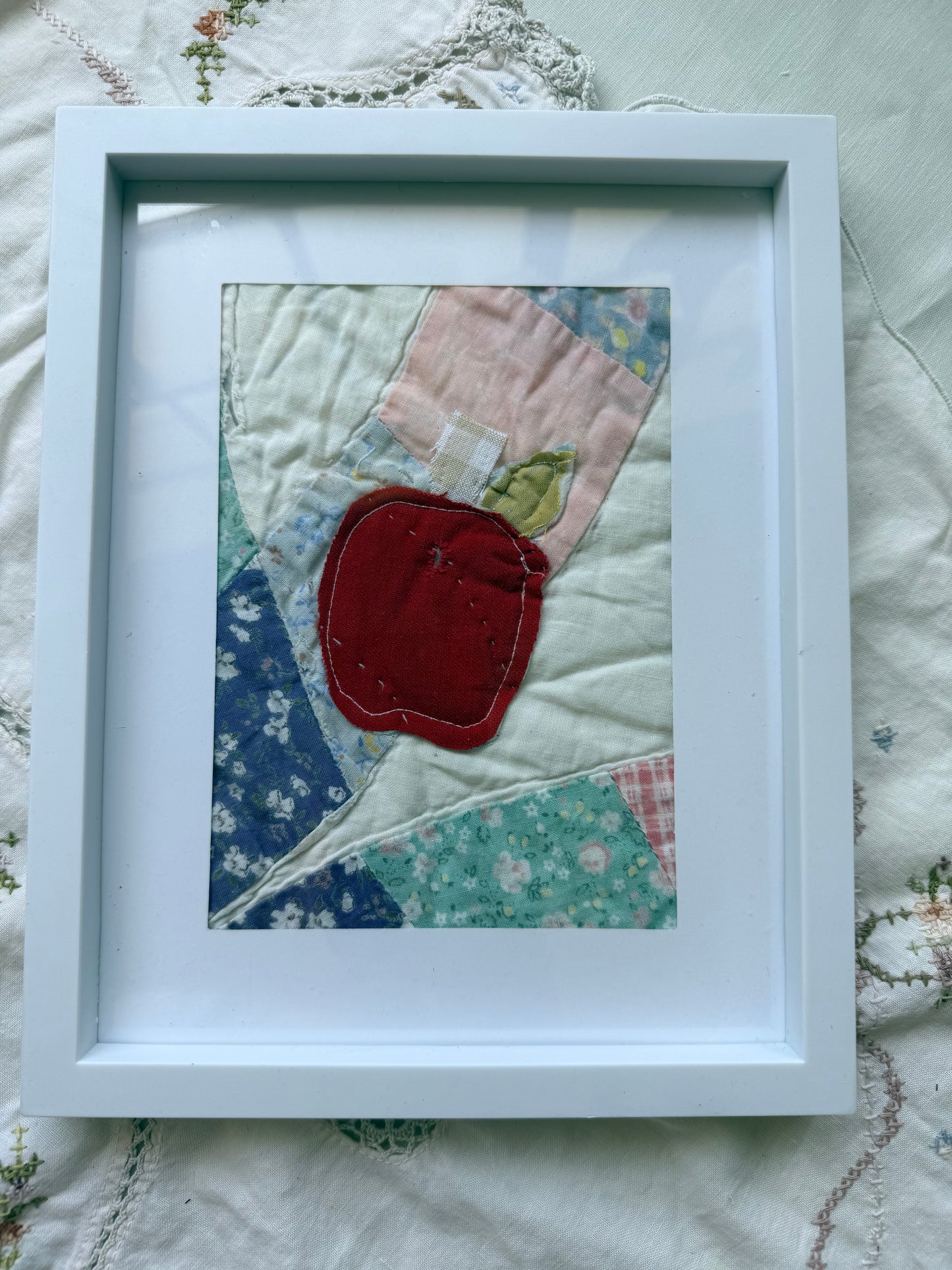 Vintage Quilt Apple 5 8x10 with 5x7 Matte