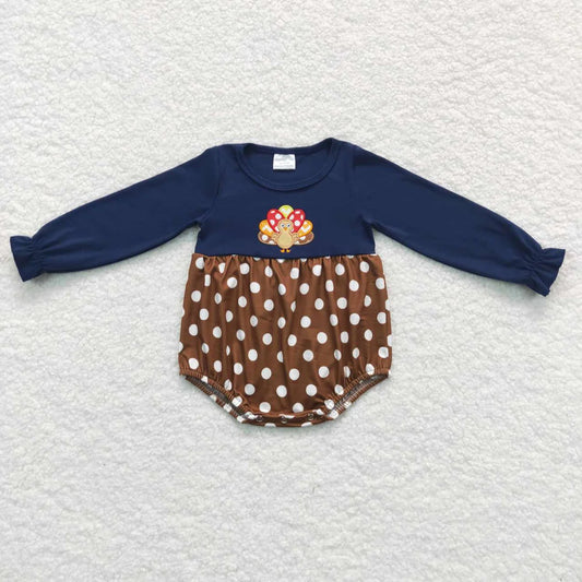 LR0605 Embroidered Polka Dot Turkey