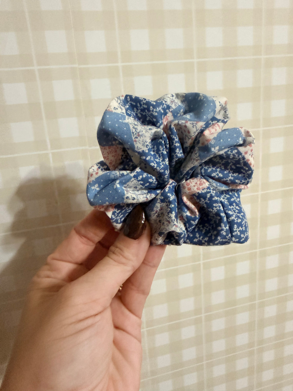 Vintage Fabric Scrunchies