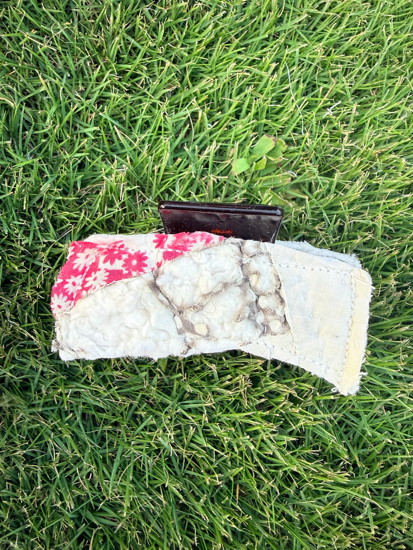 Vintage Quilt Claw Clip 3.5in 39