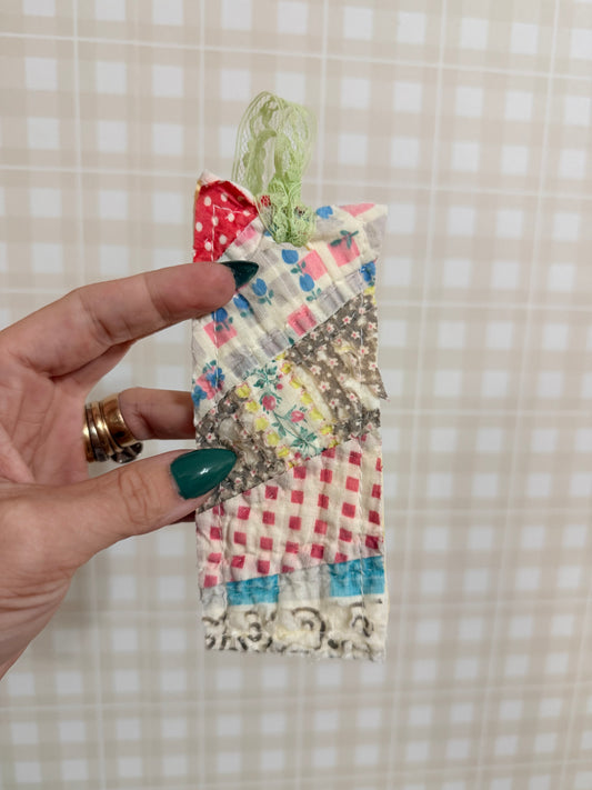 Vintage Quilt Bookmark