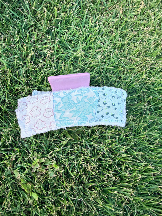 Vintage Quilt Claw Clip 3.5in 46