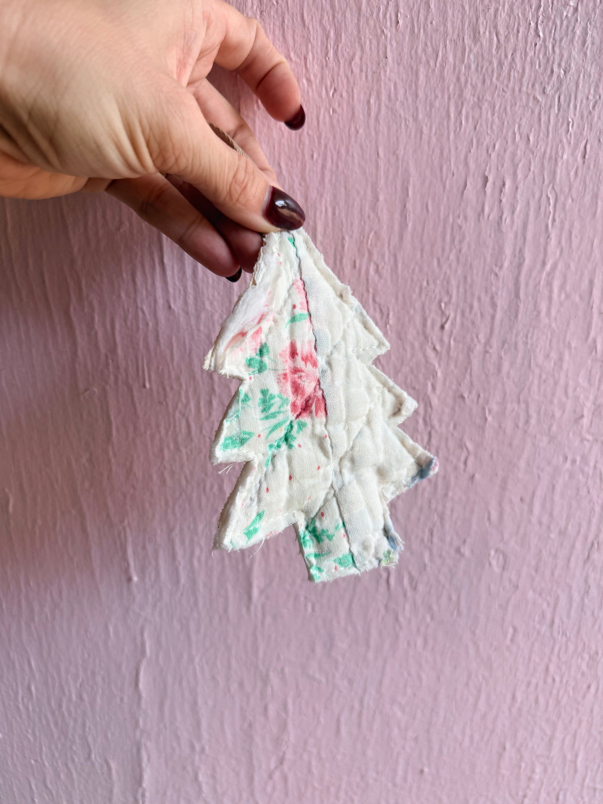 Vintage Quilt Ornament Tree