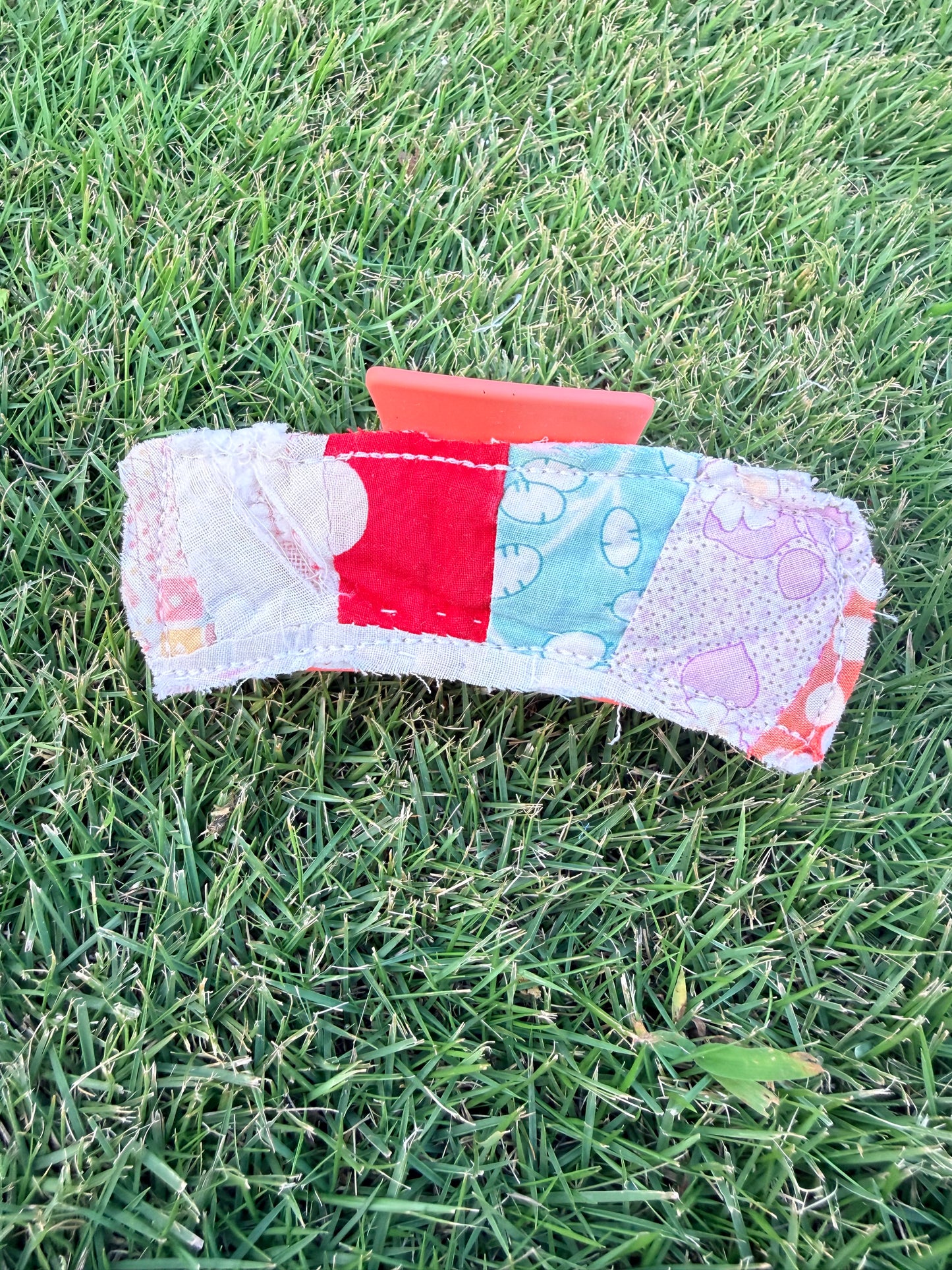 Vintage Quilt Claw Clip 4.3in 19