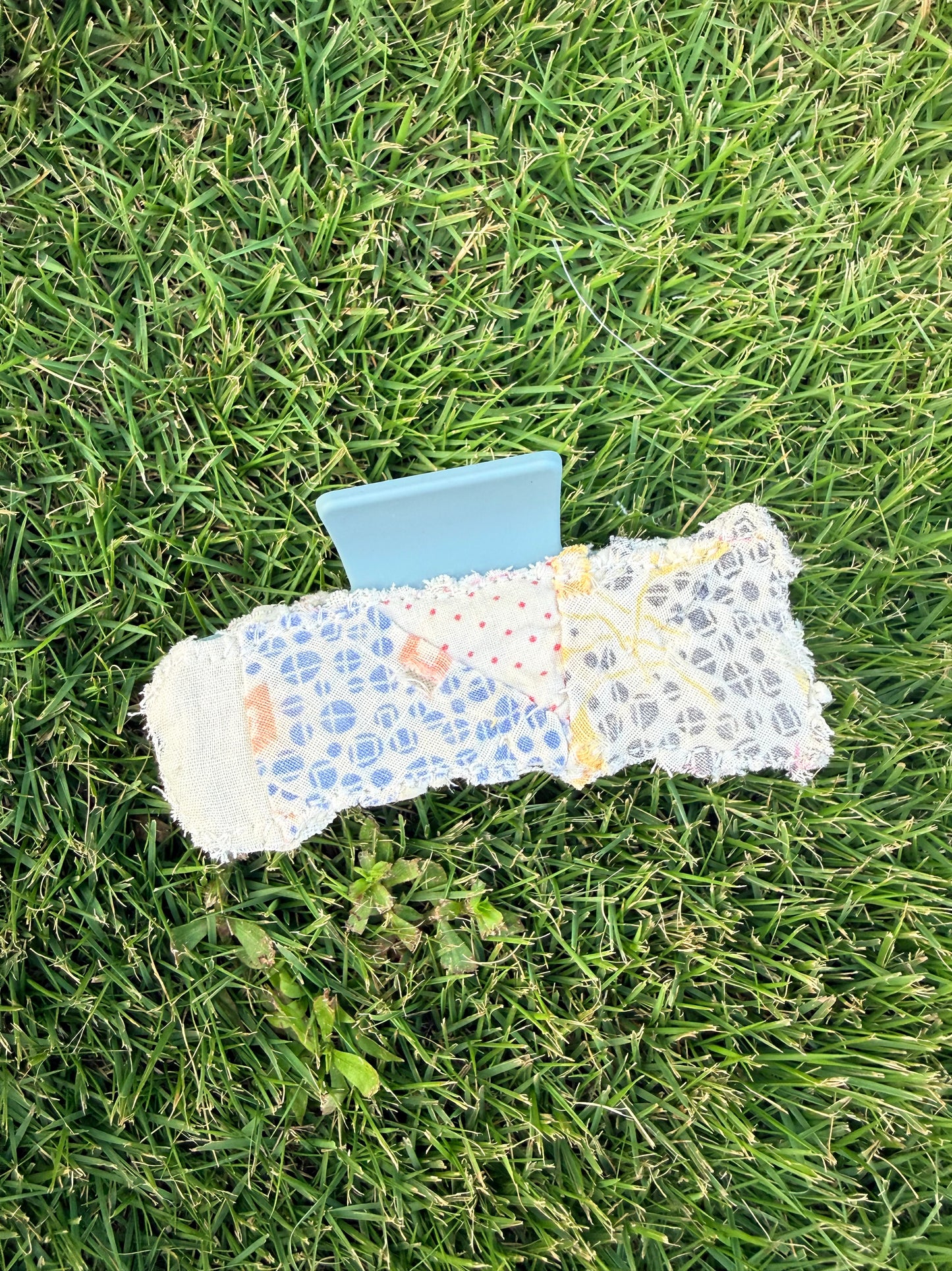 Vintage Quilt Claw Clip 3.5in 44