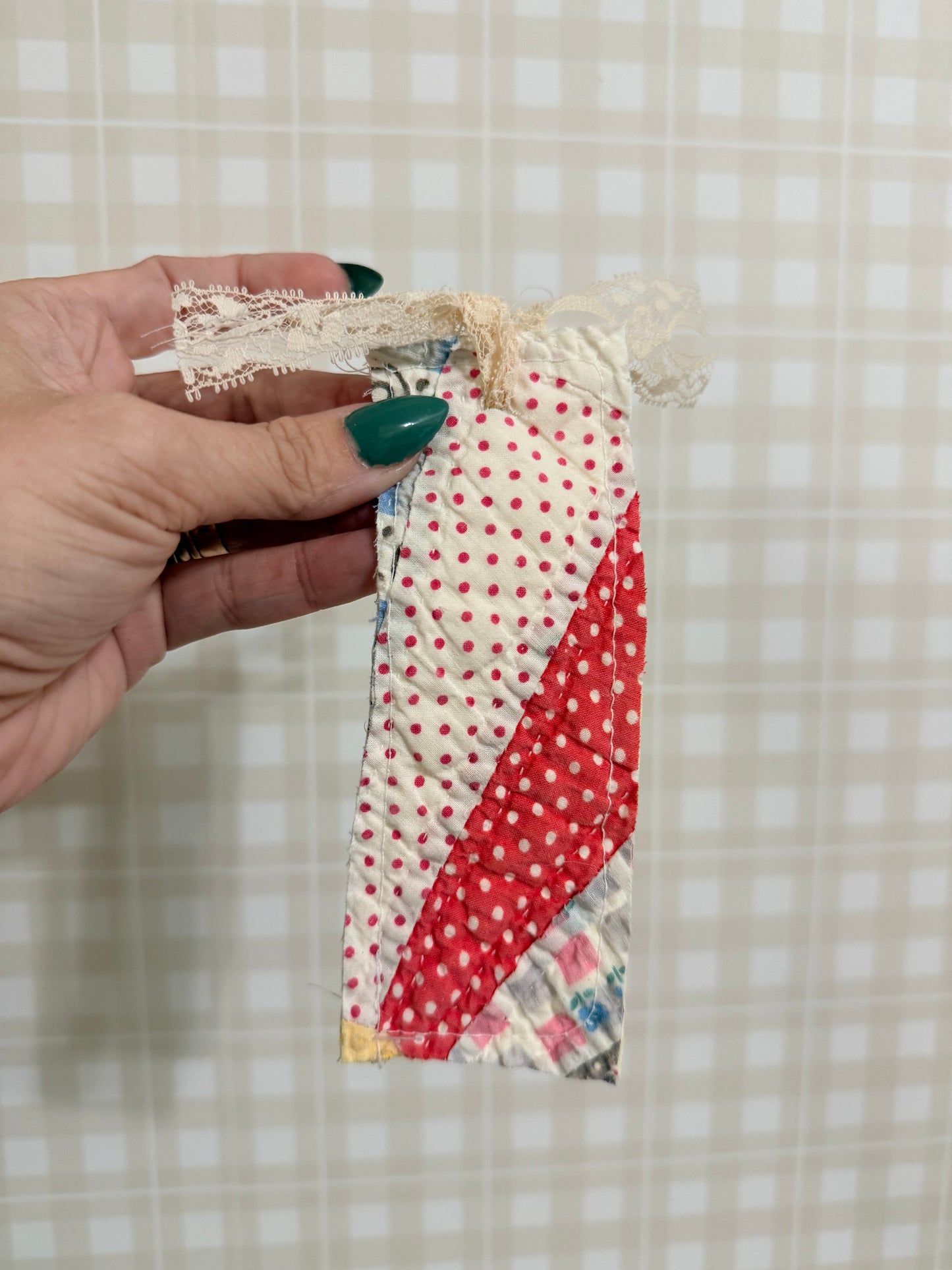 Vintage Quilt Bookmark