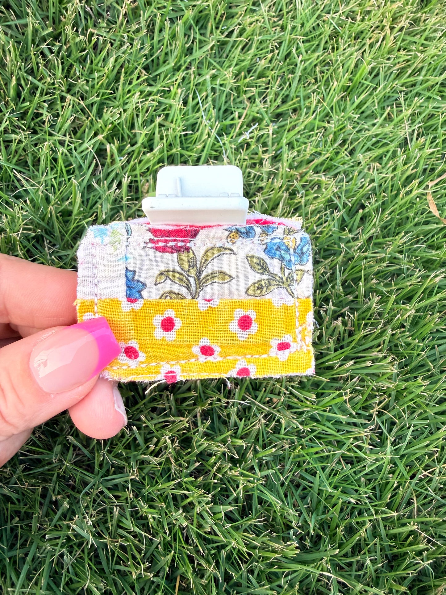 Vintage Quilt Claw Clip 2in 35